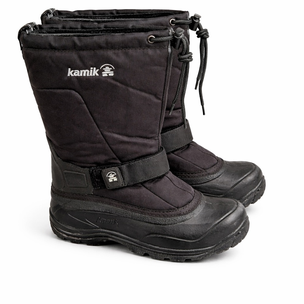 Kamik Black Insulated Winter Snow Boots Men’s Size 8